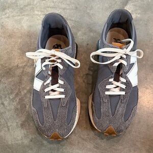 New Balance Charcoal and White Sneakers - size women’s 10.5